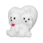 Фигурка светящаяся RISALUX «Мимиишки», LED-ночник, 1 Вт, белый, 7×6×7 см 9398598