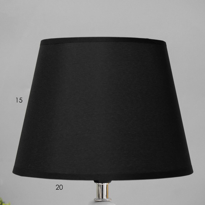 Настольная лампа "Юката" Е14 40Вт черный 20х20х29см RISALUX - фото 1928138434