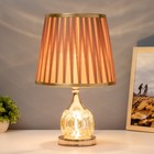 Настольная лампа "Кабошен" 1х40Вт Е27 220В золото 25х25х40 см RISALUX 9410892