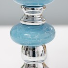 Настольная лампа "Бирюза" 1х40Вт Е27 220В голубой 21х21х39 см RISALUX - Фото 4