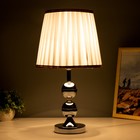 Настольная лампа "Тильда" 1х40Вт Е27 220В хром 25х25х44 см RISALUX - фото 22127803