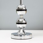 Настольная лампа "Тильда" 1х40Вт Е27 220В хром 25х25х44 см RISALUX - фото 22127805