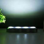 Ночник-пушлайт  "Изгибы " 4хLED 3ААА хром 19х2х2 см RISALUX - фото 22127996