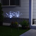 Садовый светильник на солнечной батарее «Одуванчики» 2 шт., 78 см, 160 LED, свечение белое - Фото 1