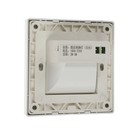 Встраиваемый светильник для лестницы с датчиком движения, 1.5 Вт, 60 Лм, 6500К, 86×86 мм, 220 В, белый, свечение холодное белое - Фото 2