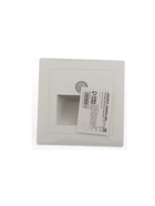 Встраиваемый светильник для лестницы с датчиком движения, 1.5 Вт, 60 Лм, 6500К, 86×86 мм, 220 В, белый, свечение холодное белое - Фото 7