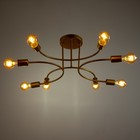 Люстра "Дуглас" 8хЕ27 40Вт золото 85х85х15см BayerLux - фото 22128080