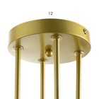 Люстра "Дуглас" 8хЕ27 40Вт золото 85х85х15см BayerLux - фото 22128082