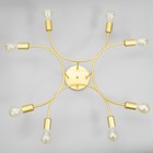 Люстра "Дуглас" 8хЕ27 40Вт золото 85х85х15см BayerLux - фото 22128084