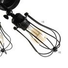 Люстра "Лофтер" 5хЕ27 40Вт черный 50х50х14,5см BayerLux 9430857