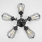 Люстра "Лофтер" 5хЕ27 40Вт черный 50х50х14,5см BayerLux 9430857