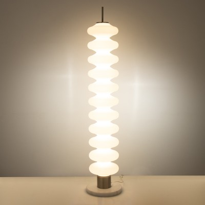 Торшер "Шеррер" LED 64Вт 3000-6000К хром 30х30х153см