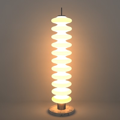 Торшер "Шеррер" LED 64Вт 3000-6000К хром 30х30х153см