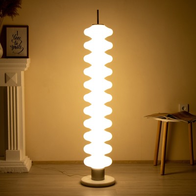 Торшер "Шеррер" LED 64Вт 3000-6000К хром 30х30х153см