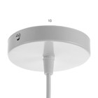 Светильник BayerLux "Антер" Е27 40Вт красный 26х26х16-116 см - фото 23310285