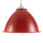 Светильник BayerLux "Антер" Е27 40Вт красный 26х26х16-116 см - фото 23310286