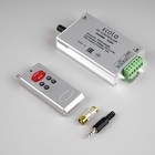 Аудиоконтроллер Ecola для светодиодной ленты, 12 В, 12 А, пульт ДУ - фото 10388177