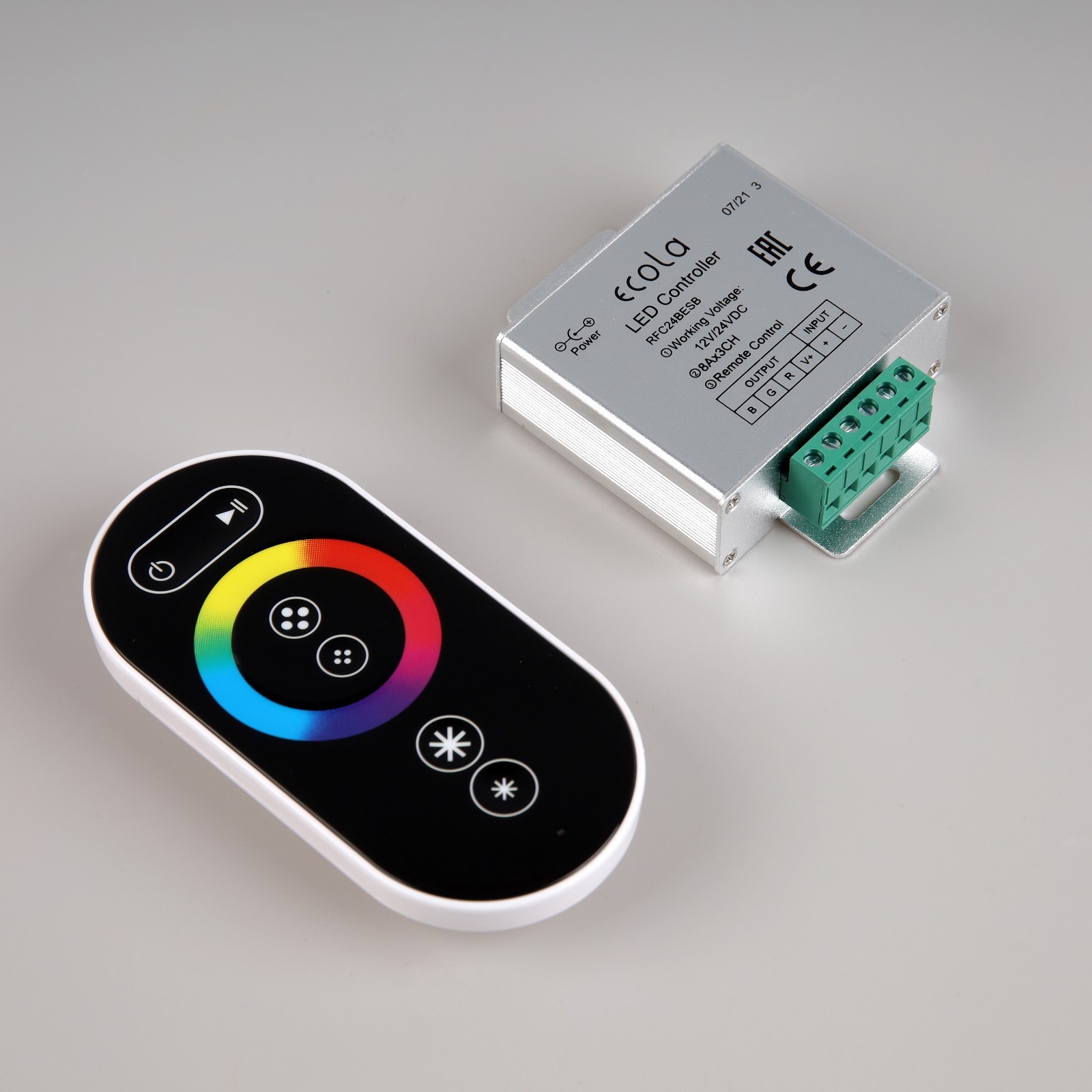 Пульт а нет. Контроллер rgb led touch black (24a,12-24v,288-576w). контроллер general 12v 288w rgb+w с радиопультом ip20. sunlite slesa-u8.