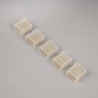 Набор соединительных коннекторов Ecola для светодиодной ленты 14 × 7 мм, 4-pin, 5 штук - Фото 1