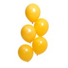 Шар латексный 9“, пастель, набор 100 шт, цвет лимонно-желтый (манговый) ( lemon yellow) - Фото 1