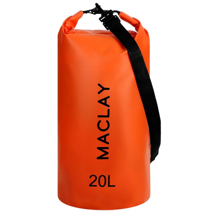 Гермомешок туристический Maclay 20L, 500D, цвет оранжевый - фото 1906236234