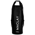Гермомешок туристический Maclay 100L, 500D, цвет чёрный - фото 6868516