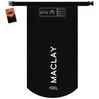 Гермомешок туристический Maclay 100L, 500D, цвет чёрный - фото 6868521