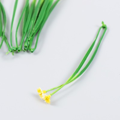 Декор для творчества «Эрантис», набор 10 шт., жёлтый, 14.5 см