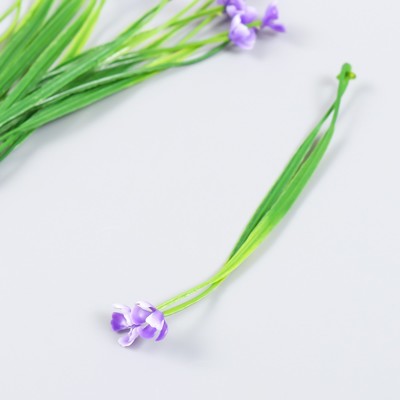 Декор для творчества "Эрантис" набор 10 шт фиолетовый 14,5 см