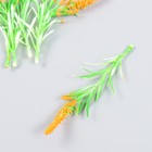 Декор для творчества "Мускари с листиками" набор 6 шт оранжевый 11 см - фото 6868565