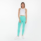 Легинсы женские, цвет мятный, размер 48 - фото 805426898 Легинсы женские, цвет мятный, размер 48 - фото 805426898