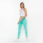 Легинсы женские, цвет мятный, размер 48 - фото 805426899 Легинсы женские, цвет мятный, размер 48 - фото 805426899