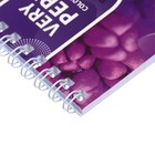 Блокнот А6, 40 листов в клетку на гребне Very Peri, обложка мелованный картон, блок офсет, МИКС - фото 50860313