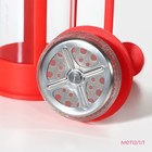 Заварочный чайник френч-пресс Доляна «Классика», 350 мл, стекло, красный - Фото 2