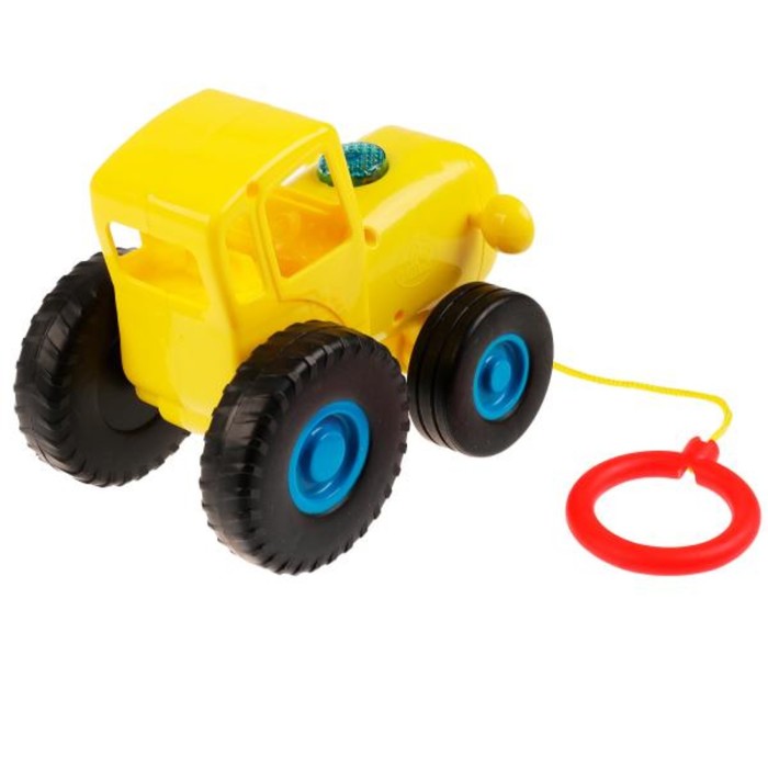 Музыкальная игрушка «Синий Трактор. Каталка», 30 песен, загадок и звуков, цвет желтый - фото 1907683844