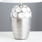 Настольная лампа "Ассами" Е14 40Вт бело-хромовый 22,5х22,5х35 см RISALUX - фото 25323887