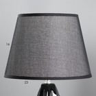 Настольная лампа "Флоренция" Е14 40Вт черно-хромовый 22,5х22,5х35 см RISALUX - фото 22129981