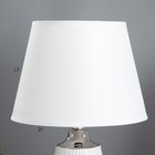 Настольная лампа RISALUX «Бари», Е14, 40 Вт, белый, 22.5×22.5×35 см  (артикул 9136668)  большой выбор товаров оптом и в розницу по низким ценам с доставкой