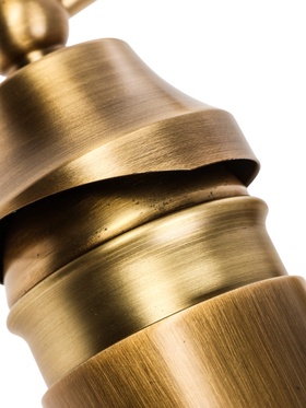 

УЦЕНКА Смеситель для раковины ZEIN Ретро, изогнутый излив, без подводки, латунь, цвет бронза