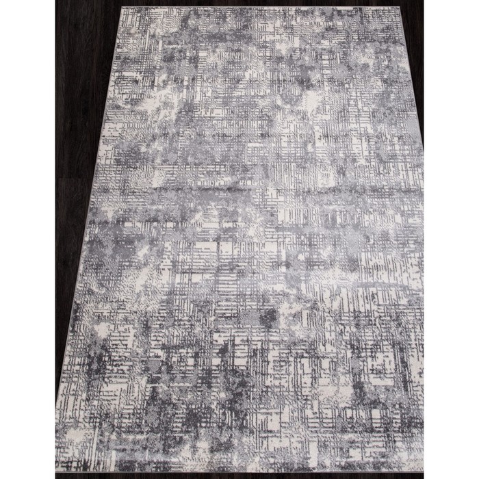 Ковёр прямоугольный Merinos Tornado, размер 100×200 см, серый