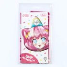 Воздушный шар фольгированный 24" «Девочка аниме», с подложкой - Фото 3