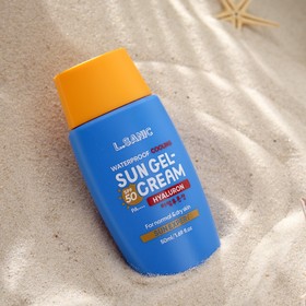 Солнцезащитный гель-крем L.Sanic для лица с гиалуроновой кислотой SPF 50/PA++++, 50 мл