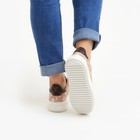 Кеды женские, цвет бежевый, размер 38 - фото 24670549