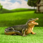 Садовая фигура "Крокодил маленький" 16х29см - фото 3069917