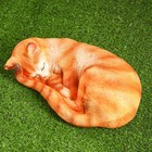 Садовая фигура "Кошка спящая свернувшаяся" 29х11см - фото 10390309