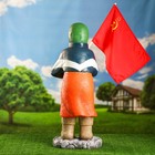 Садовая фигура "Бабушка с флагом" 83х33х35см 9577980