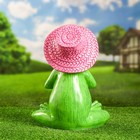 Садовая фигура "Лягушка в позе лотос" 26х32х17см - фото 22130503