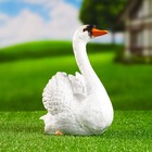 Садовая фигура "Лебедь" 20х10х18см - фото 24385233
