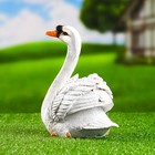 Садовая фигура "Лебедь" 20х10х18см - фото 24385234