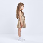 Платье детское двубортное KAFTAN, размер 36 (134-140 см), цвет бежевый - Фото 2